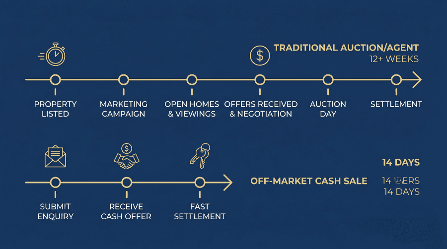 Private sale vs traditional agent timeline comparison
